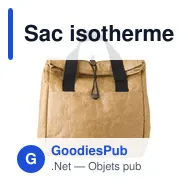 Sac isotherme personnalisable Carmina avec logo - Miniature 1