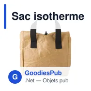 Sac isotherme personnalisable Carmina avec logo - Miniature 2