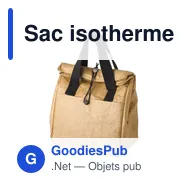 Sac isotherme personnalisable Carmina avec logo - Miniature 3
