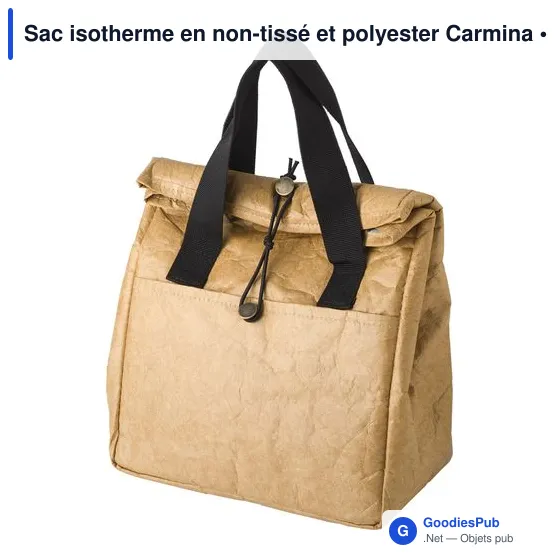 Sac isotherme personnalisable Carmina avec logo - Image 3
