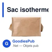 Sac isotherme personnalisable Ollie avec logo - Miniature 2
