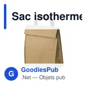Sac isotherme personnalisable en papier laminé avec logo - Declan - Miniature 2