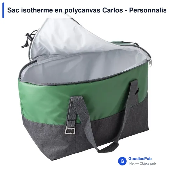 Sac isotherme personnalisable Carlos avec logo - Rouge - Image 11