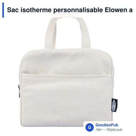 Sac isotherme personnalisable Elowen avec logo