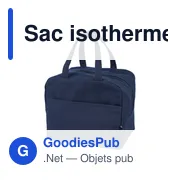 Sac isotherme personnalisable Elowen avec logo - Miniature 2