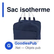 Sac isotherme personnalisable Elowen avec logo - Miniature 11