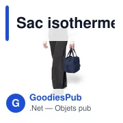 Sac isotherme personnalisable Elowen avec logo - Miniature 4