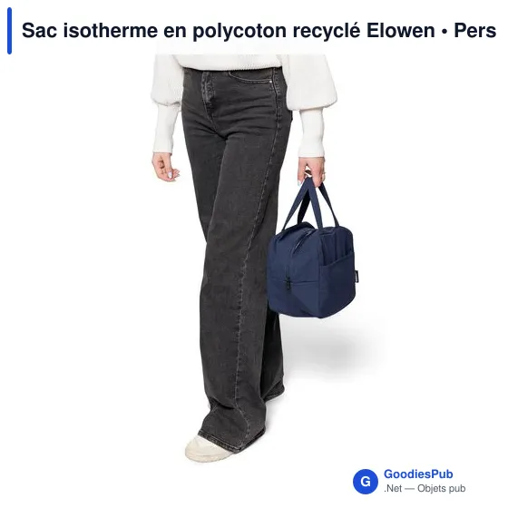 Sac isotherme personnalisable Elowen avec logo - Image 4