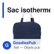 Sac isotherme personnalisable Elowen avec logo - Miniature 5