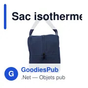Sac isotherme personnalisable Elowen avec logo - Miniature 6