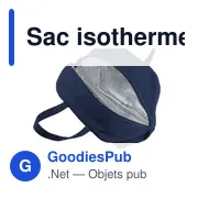 Sac isotherme personnalisable Elowen avec logo - Miniature 7