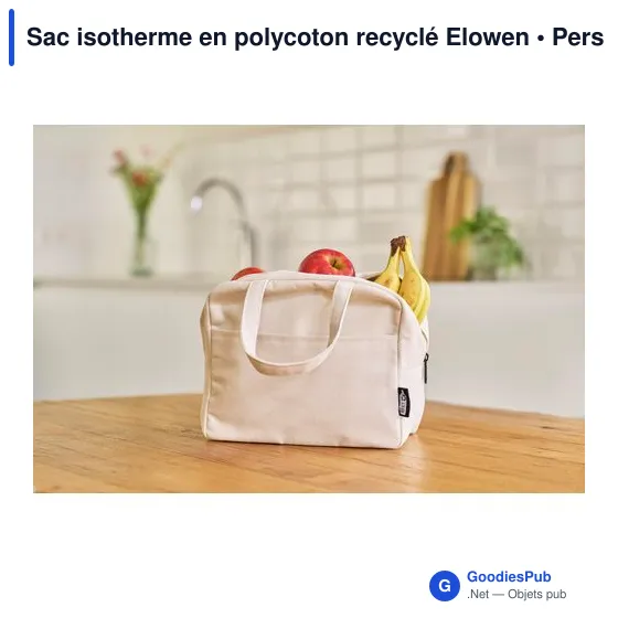 Sac isotherme personnalisable Elowen avec logo - Image 8