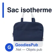 Sac isotherme personnalisable Elowen avec logo - Miniature 10