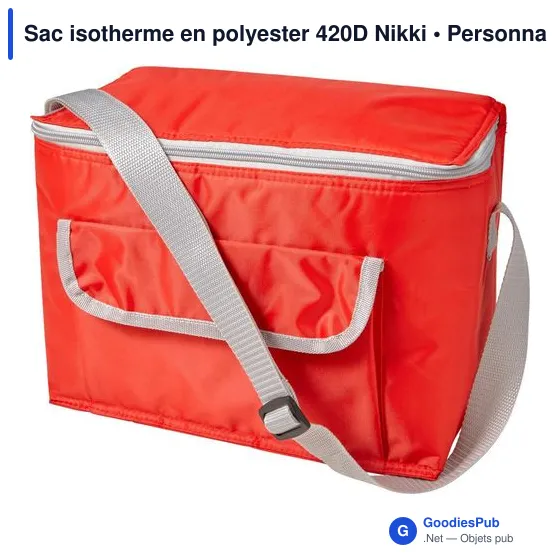 Sac isotherme personnalisable en polyester 420D avec logo - Image 2