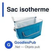 Sac isotherme personnalisable en polyester 420D avec logo - Miniature 3