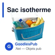 Sac isotherme personnalisable en polyester 420D avec logo - Miniature 4