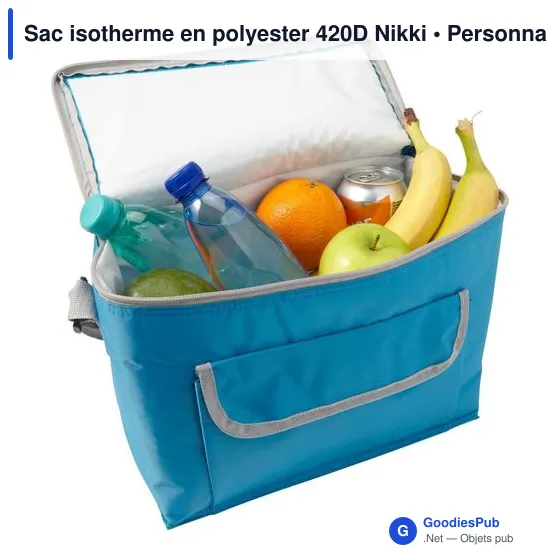 Sac isotherme personnalisable en polyester 420D avec logo - Image 4