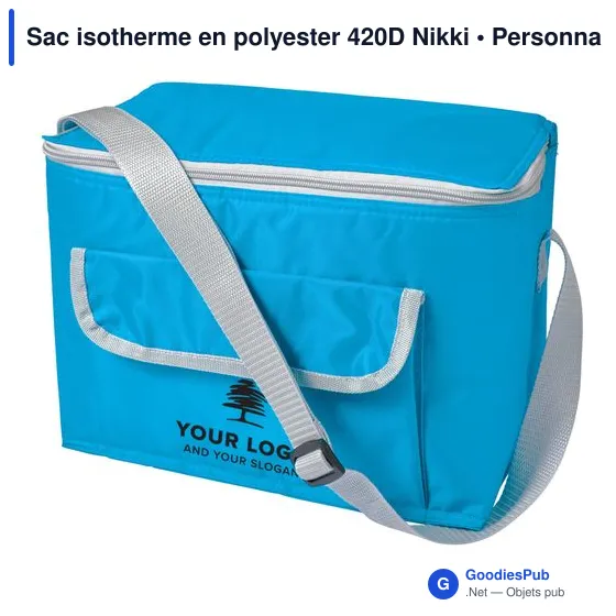 Sac isotherme personnalisable en polyester 420D avec logo - Image 5