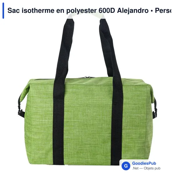 Sac isotherme en polyester 600D Alejandro - Image 1