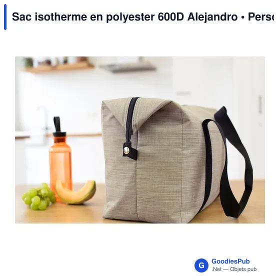 Sac isotherme en polyester 600D Alejandro - Image 12
