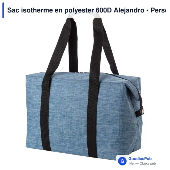 Sac isotherme en polyester 600D Alejandro - Image 8