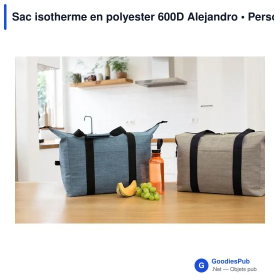 Sac isotherme en polyester 600D Alejandro - Image 10