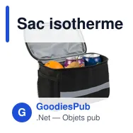 Sac isotherme personnalisable pour vélo avec logo - Prisha - Miniature 2