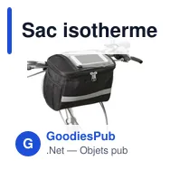 Sac isotherme personnalisable pour vélo avec logo - Prisha - Miniature 3