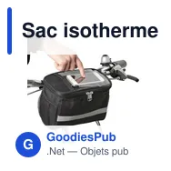 Sac isotherme personnalisable pour vélo avec logo - Prisha - Miniature 4