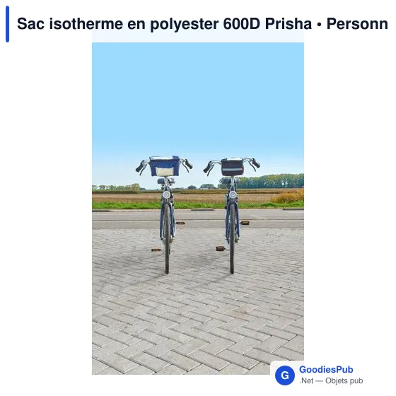 Sac isotherme personnalisable pour vélo avec logo - Prisha - Image 6