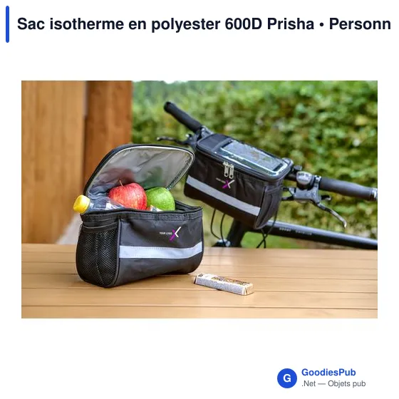 Sac isotherme personnalisable pour vélo avec logo - Prisha - Image 7