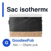 Sac isotherme personnalisable Dieter pour logo d'entreprise - Miniature 1