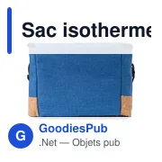 Sac isotherme personnalisable Dieter pour logo d'entreprise - Miniature 4