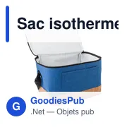 Sac isotherme personnalisable Dieter pour logo d'entreprise - Miniature 6