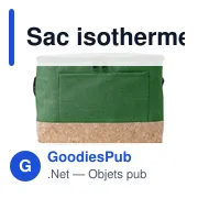Sac isotherme personnalisable Dieter pour logo d'entreprise - Miniature 7