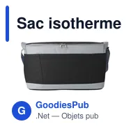 Sac isotherme personnalisable en polyester avec logo - Grace - Miniature 1