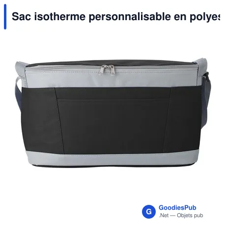 Sac isotherme personnalisable en polyester avec logo - Grace