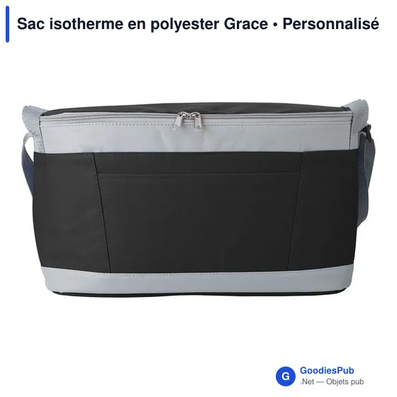 Sac isotherme personnalisable en polyester avec logo - Grace - Image 1