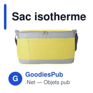Sac isotherme personnalisable en polyester avec logo - Grace - Miniature 5