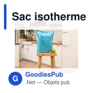 Sac isotherme personnalisable en polyester Hal avec logo - Miniature 6