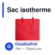 Sac isotherme personnalisable en polyester Hal avec logo - Miniature 10