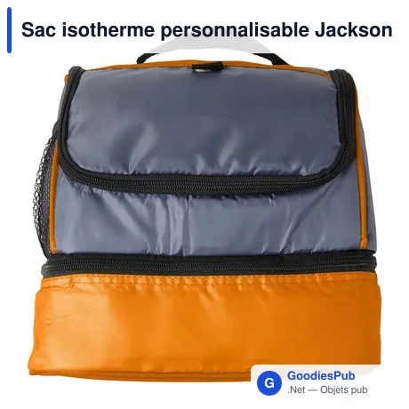 Sac isotherme personnalisable Jackson avec logo - Double compartiment