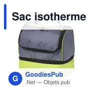 Sac isotherme personnalisable Jackson avec logo - Double compartiment - Miniature 3