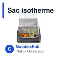 Sac isotherme personnalisable Jackson avec logo - Double compartiment - Miniature 5