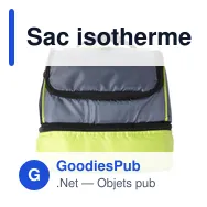 Sac isotherme personnalisable Jackson avec logo - Double compartiment - Miniature 8