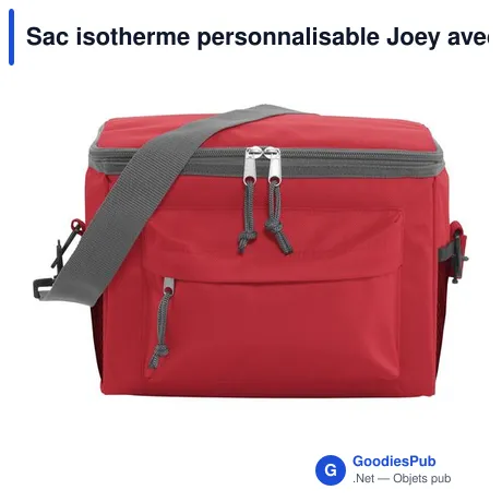 Sac isotherme personnalisable Joey avec logo