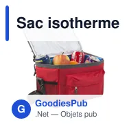 Sac isotherme personnalisable Joey avec logo - Miniature 2