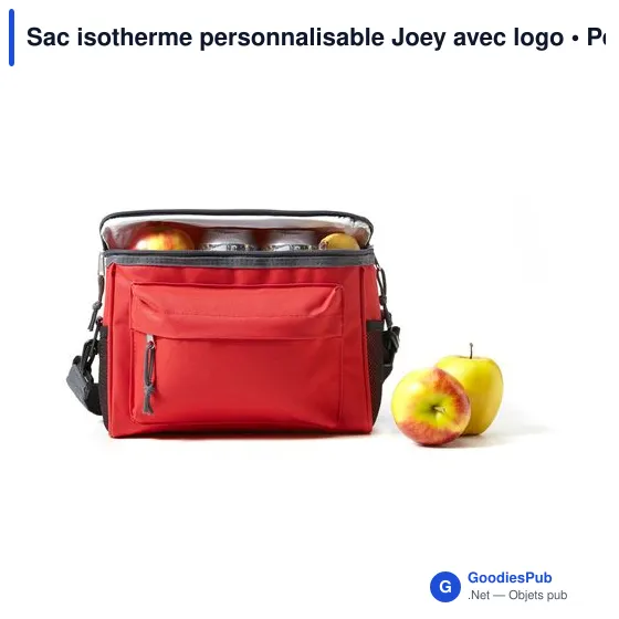 Sac isotherme personnalisable Joey avec logo - Image 3