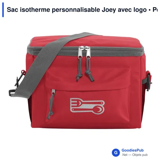 Sac isotherme personnalisable Joey avec logo - Image 4