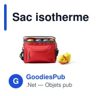 Sac isotherme personnalisable Joey avec logo - Miniature 8